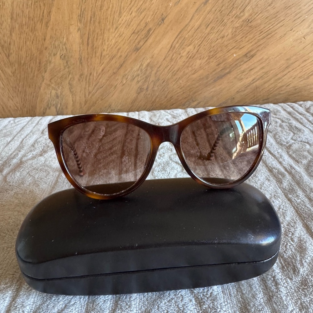 Carolina Herrera Tortoise Shell Sunglasses